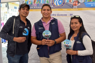 ATM Centro Guayas presente en la Feria Interinstitucional en Santa Luc&iacute;a