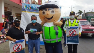 Campa&ntilde;a de Educaci&oacute;n Vial en la ciudad de Lomas de Sargentillo