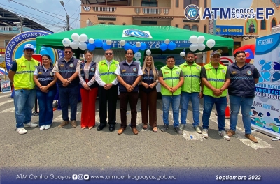 ATM Centro Guayas &ndash; EP presente en Feria  Interinstitucional del cant&oacute;n Santa Luc&iacute;a.