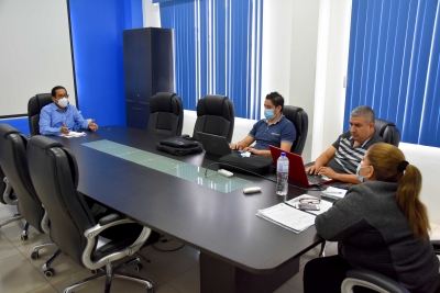 Gerente General y Jefatura de Transporte de la ATM Centro Guayas, analizan Plan de Movilidad