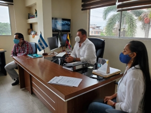 GAD Municipal de Nobol y ATM Centro Guayas- EP dialogaron con representantes de tricimotos - Petrillo