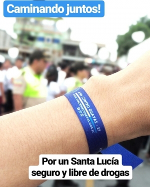 Participaci&oacute;n de caminata por un Santa Luc&iacute;a seguro y libre de drogas