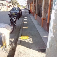 Colocaci&oacute;n de se&ntilde;al&eacute;tica horizontal en varios sectores del cant&oacute;n Nobol