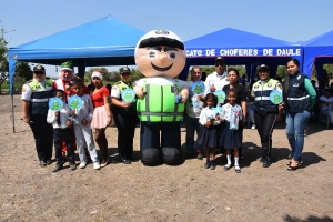 Campa&ntilde;a de Seguridad Vial en el  Recinto Membrillal del cant&oacute;n Santa Luc&iacute;a