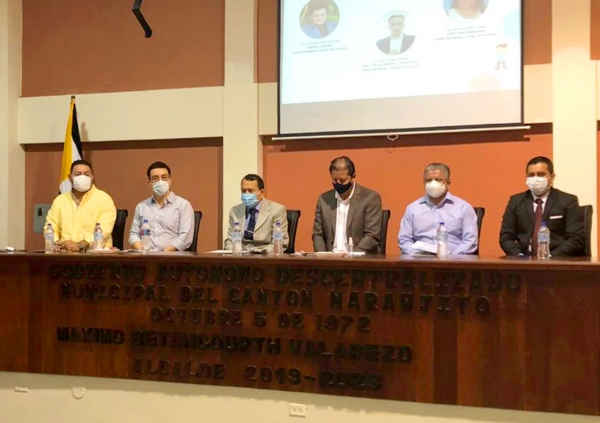 Mancomunidad de Movilidad Centro Guayas - EP, presente en conversatorio del CNC en el GAD de Naranjito