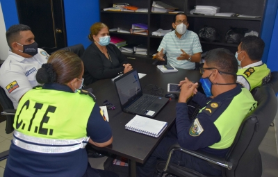 ATM Centro Guayas - EP y la Comisi&oacute;n de Tr&aacute;nsito del Ecuador, coordinan campa&ntilde;as de seguridad vial para el 2021
