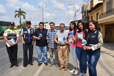 Campa&ntilde;a "Si tienes cabeza &uacute;salo" en el cant&oacute;n Lomas de Sargentillo